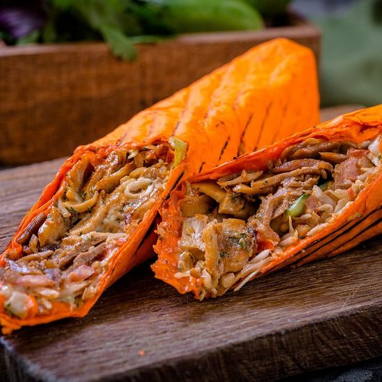 Шаурма курица+телятина+ягненок в сырном лаваше