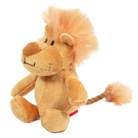 GiGwi Plush Friendz игрушка для собак «Лев» с пищалкой, 13 см