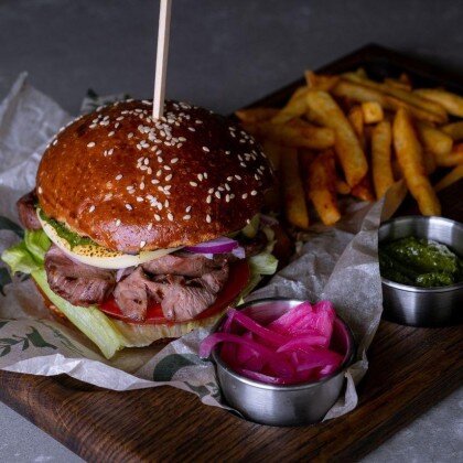 Бургер с вырезкой