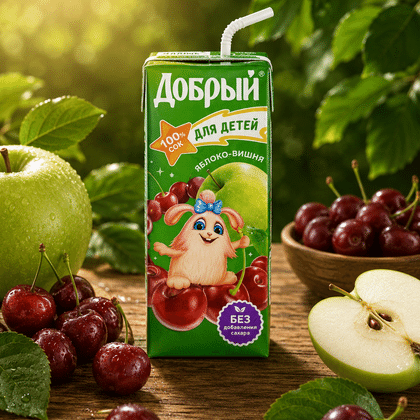 Сок Добрый Яблоко вишня