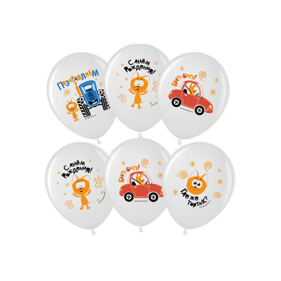 30 см, Синий трактор и Котенок Котэ, Белый, Пастель