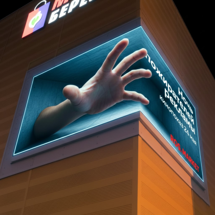 Реклама на фасаде