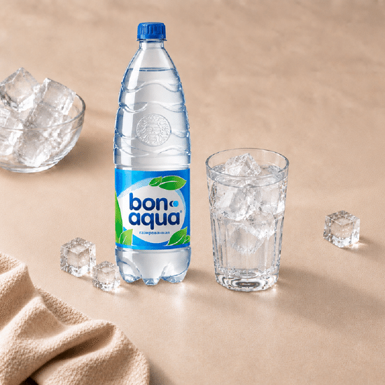 Вода питьевая Бон Аква (газированная)