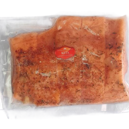 Шашлык из филе Кеты в прованском маринаде, кг