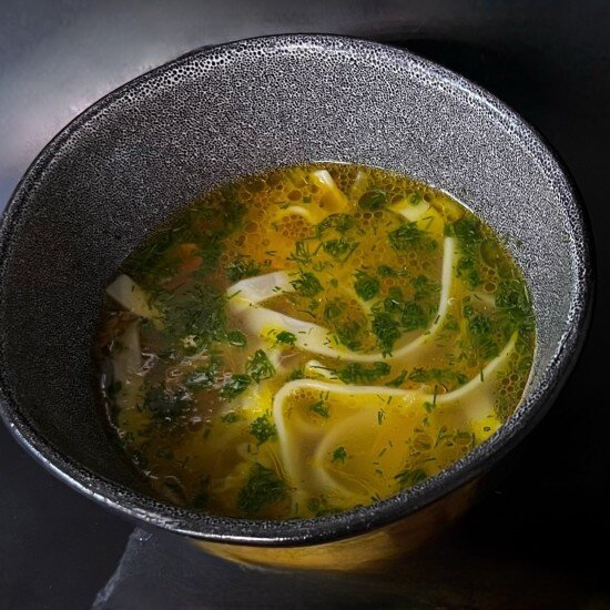 Куриный суп с лапшой